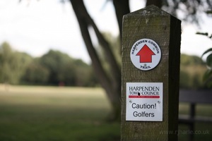 Caution Golfers