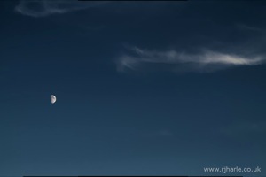 The moon