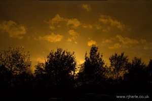 Sunset over Woollams