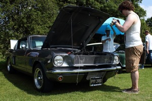 Justin Inspects A Mustang
