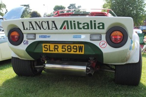 Lancia Stratos Rally Car From Behind