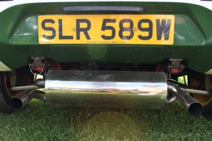 Lancia Stratos Rally Car Exhaust
