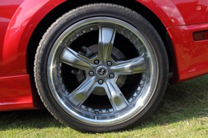 Shelby Wheels On The Saleen Mustang
