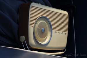 Original Bush Radio In The Back Seat