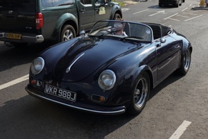 Classic Porsche On The Road