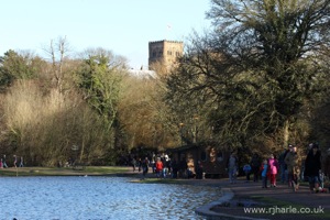 Verulamium Park on New Years Day 2013