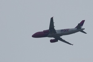WizzAir Flight Overhead