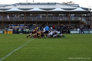Scrum in Front of the Grandstand
