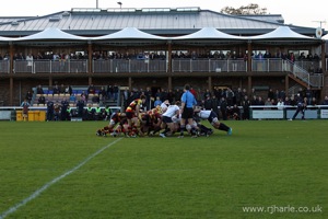 Scrum in Front of the Grandstand