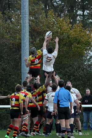 Closely Contested Line Out